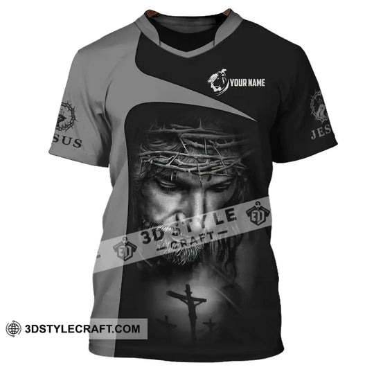 Unisex Shirt, Custom Name Jesus Shirt, Jesus Love Long Sleeve Hoodie Polo Shirt, Gift for Christian style option 2