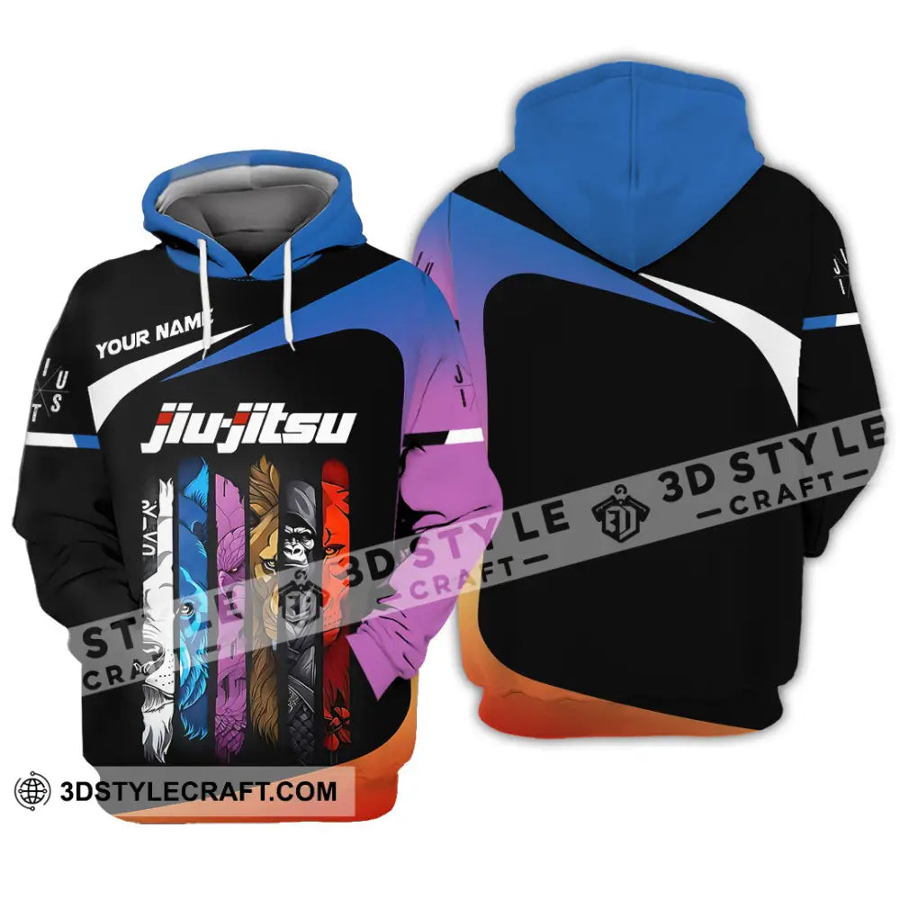 Unisex Shirt Custom Name Jiujitsu Lover Gift Hoodie / S T-Shirt