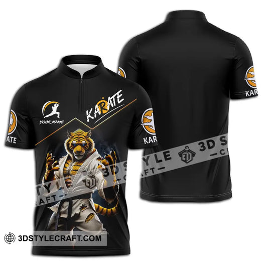 Unisex Shirt - Custom Name Karate Shirt, Tiger style option 2