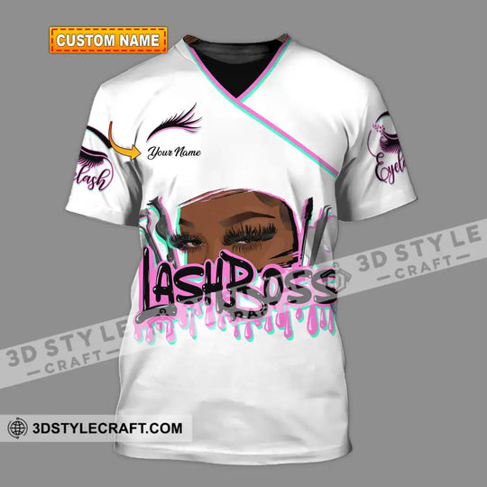 Unisex Shirt - Custom Name Lash Boss Shirt style option 1