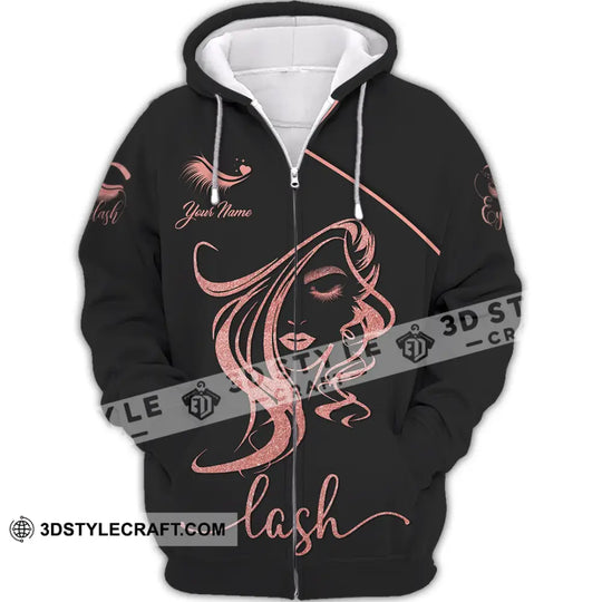 Unisex Shirt - Custom Name Lash Shirt style option 2