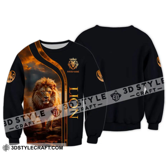 Unisex Shirt - Custom Name Lion Shirt style option 4