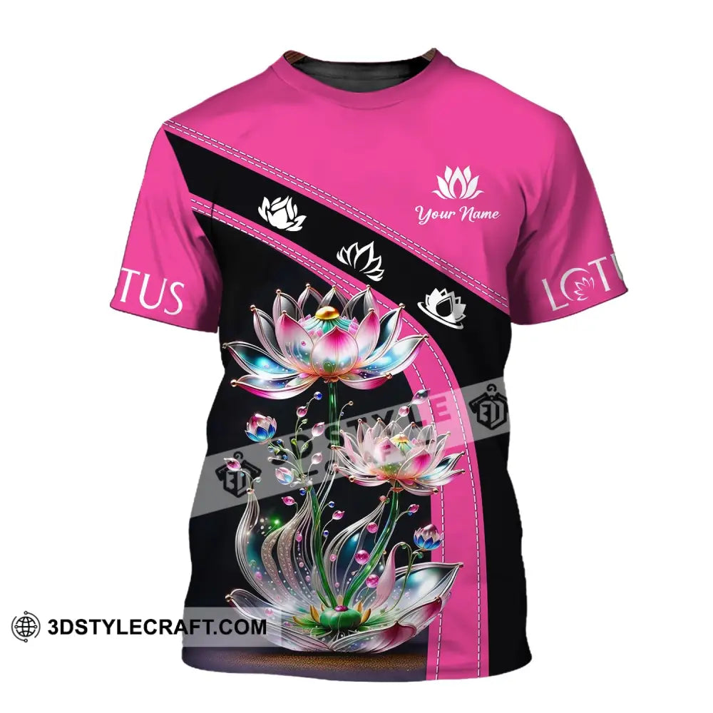 Unisex Shirt - Custom Name Lotus T-Shirt / S T-Shirt