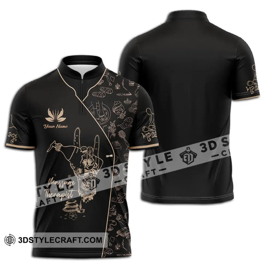 Unisex Shirt - Custom Name Massage Therapist Shirt Hand style option 2