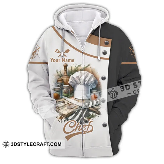 Unisex Shirt, Custom Name Master Chef Shirt, Chef Apparel, Chef Polo Long Sleeve, Cooking Love T-Shirt style option 2
