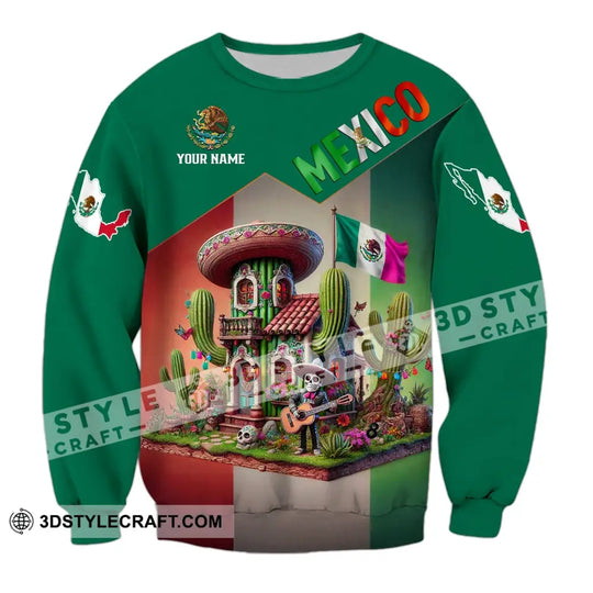 Unisex Shirt - Custom Name Shirt Mexico style option 4