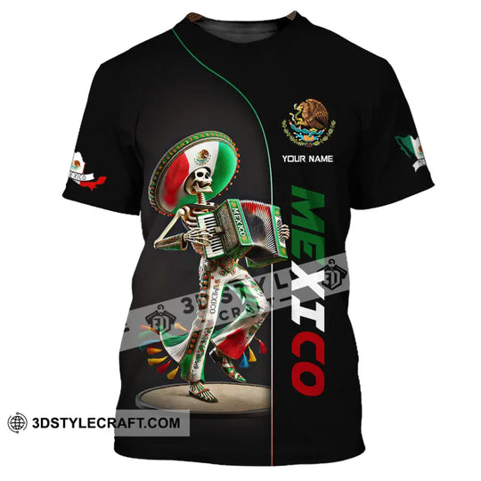 Unisex Shirt, Custom Name Mexico Shirt, Mexico Lover Polo Long Sleeve Shirt, Mexican Gift style option 2