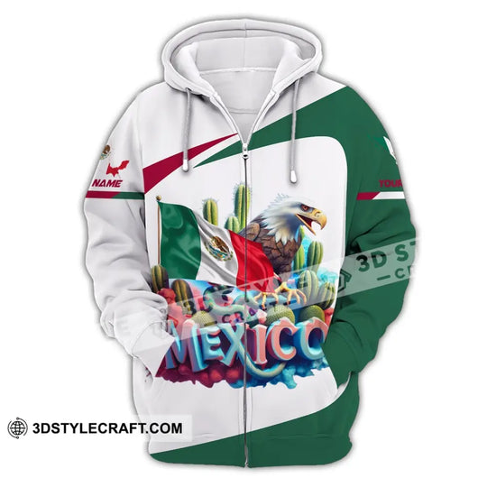 Unisex Shirt, Custom Name Mexico T-Shirt, Mexico Lover Shirt, Mexican Gift style option 3