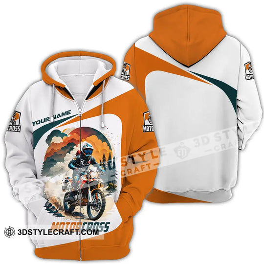 Unisex Shirt - Custom Name Motocross Sport Shirt, Cross The Forest style option 4