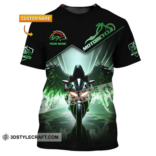 Unisex Shirt Custom Name Motorcycle Lover Gift T-Shirt