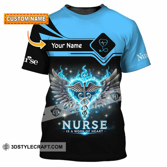 Unisex Shirt Custom Name Nurse T-Shirt T-Shirt