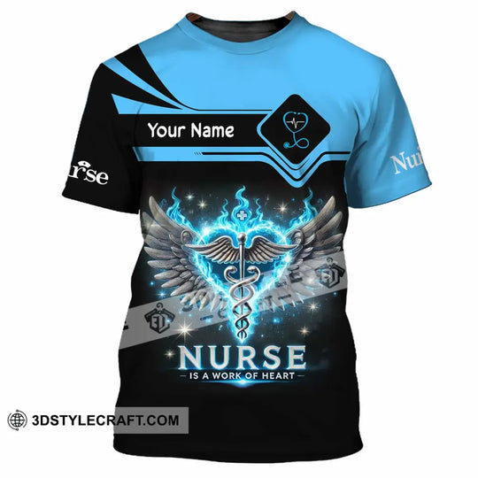 Unisex Shirt, Custom Name Nurse Shirt, Nurse T-Shirt style option 2