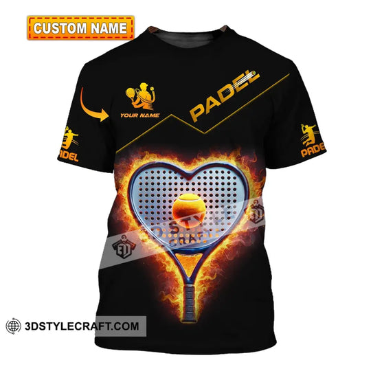 Unisex Shirt - Custom Name Shirt Padel Tennis style option 1