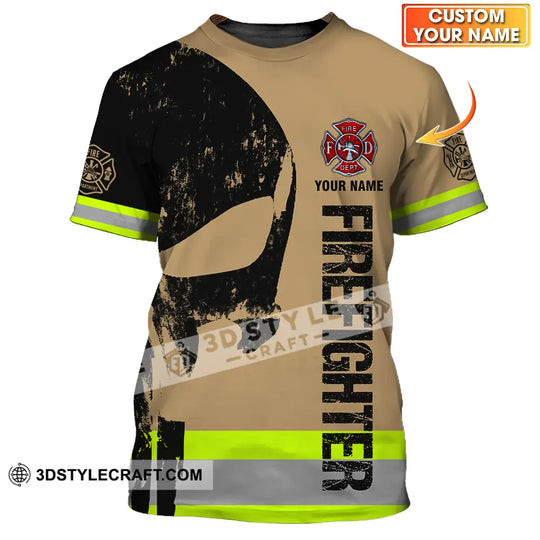 Unisex Shirt - Custom Name Shirt, Patriot Day 911 Fire Dept style option 1