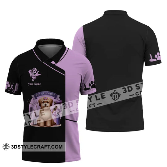 Unisex Shirt, Custom Name Pet Groomer Shirt, Pet Love T-Shirt, Pet Groomer Shop Shirt, Gift for Pet Groomers style option 4