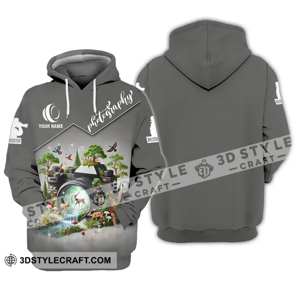 Unisex Shirt - Custom Name Photography Hoodie / S T-Shirt