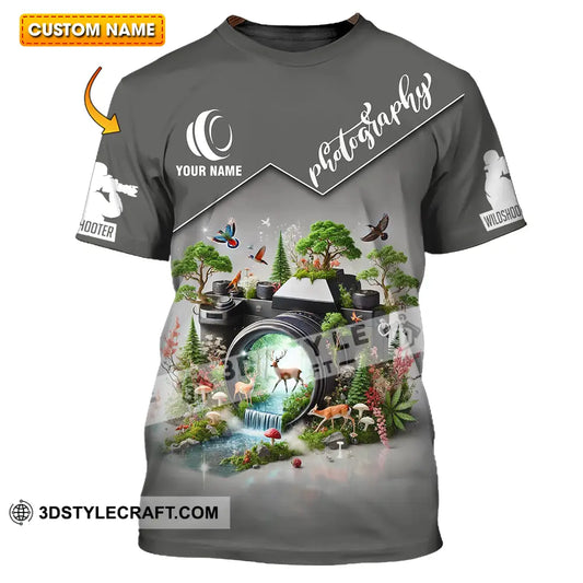 Unisex Shirt - Custom Name Photography T-Shirt