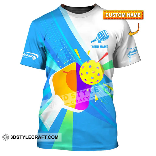 Unisex Shirt - Custom Name Pickleball Color Shirt style option 1