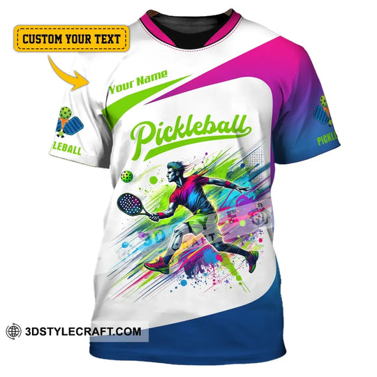 Unisex Shirt, Custom Name Pickleball Shirt, Pickleball Lover Hoodie Shirt Polo Long Sleeve, Gift for Pickleball Players style option 1