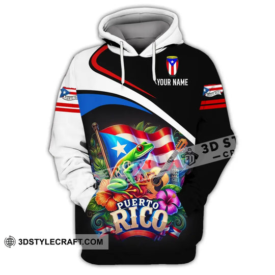 Unisex Shirt - Custom Name Puerto Rico Shirt style option 2