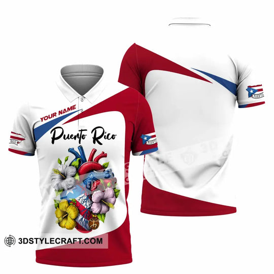 Unisex Shirt, Custom Name Puerto Rico Shirt, Puerto Rico Lover Gift style option 4