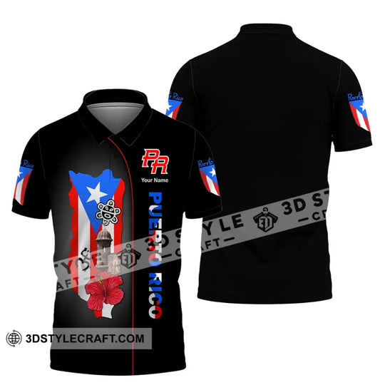 Unisex Shirt, Custom Name Puerto Rico Shirt, Puerto Rico Lover Polo Long Sleeve Shirt, Puerto Rico Gift style option 4