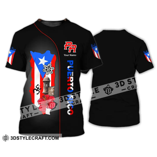 Unisex Shirt, Custom Name Puerto Rico Shirt, Puerto Rico Lover Polo Long Sleeve Shirt, Puerto Rico Gift style option 2