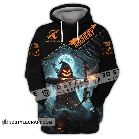Unisex Shirt - Custom Name Shirt Pumpkin Shoot Archery style option 2