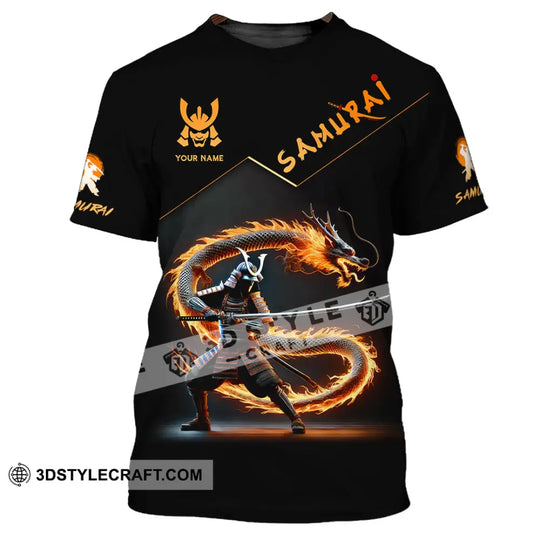 Unisex Shirt, Custom Name Samurai Shirt, Japanese T-Shirt, Samurai Lover Gift style option 2