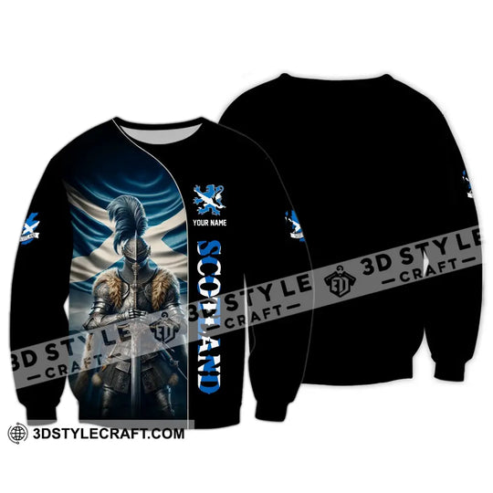 Unisex Shirt - Custom Name Scotland Hero Shirt style option 4