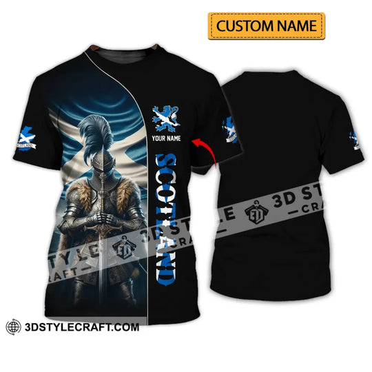 Unisex Shirt - Custom Name Scotland Hero Shirt style option 1