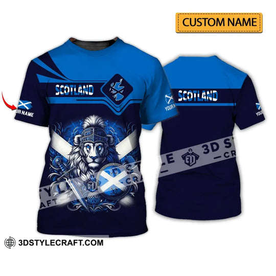 Unisex Shirt - Custom Name Scotland Sport Shirt style option 1