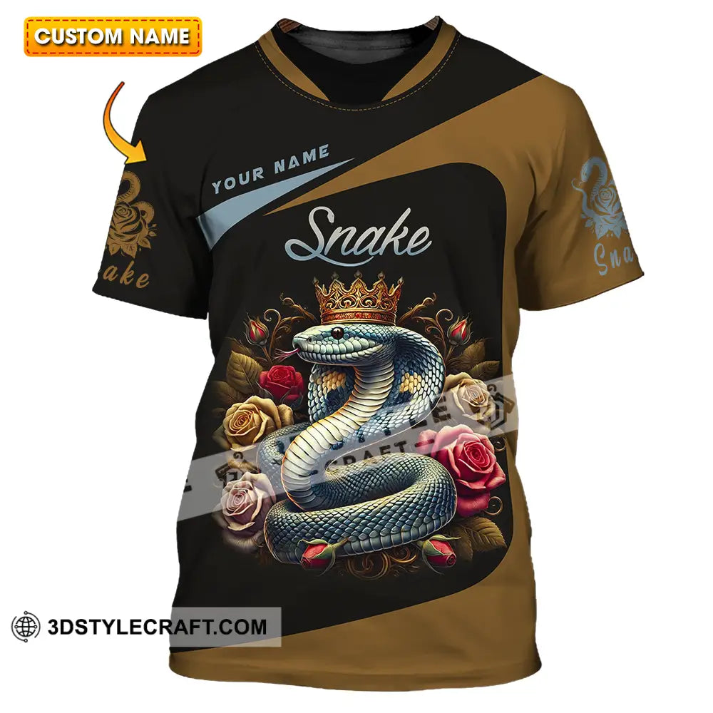 Unisex Shirt - Custom Name Snake T-Shirt