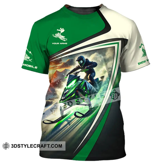 Unisex Shirt, Custom Name Snow Mobile Shirt, Snow Mobile Gift style option 3