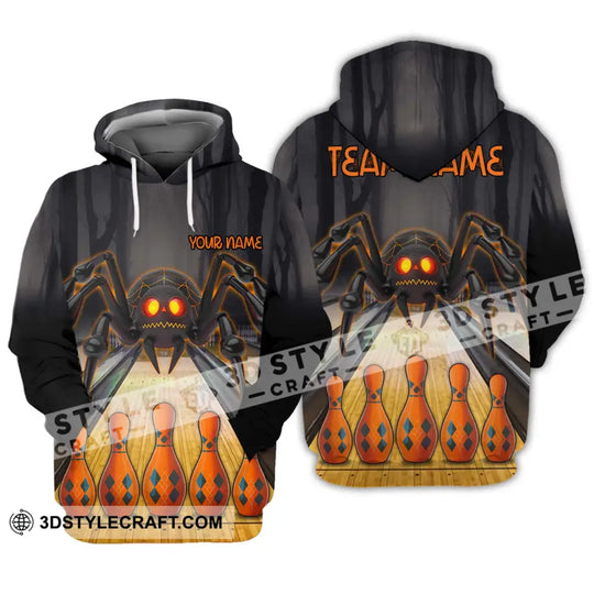 Unisex Shirt - Custom Name Spider Bowling Shirt style option 3