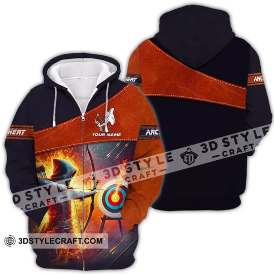 Unisex Shirt - Custom Name Sport Shirt, Archery Lover style option 4