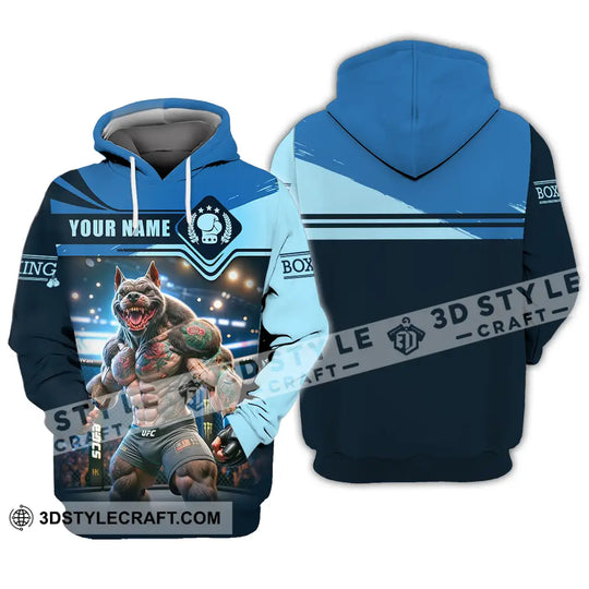 Unisex Shirt - Custom Name Sport Shirt, Boxing Muscle Wolf style option 3