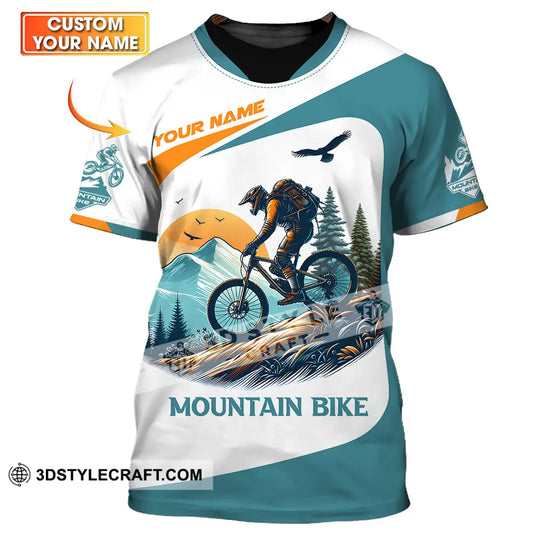 Unisex Shirt - Custom Name Sport Shirt For Mountain Bike Player style option 1