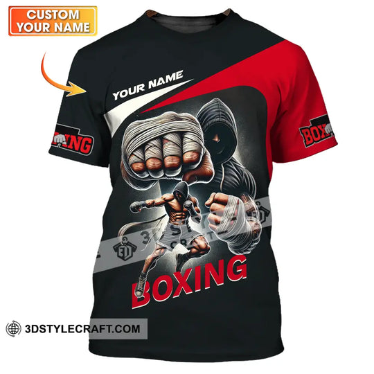 Unisex Shirt - Custom Name Sport Shirt, King Of Boxing style option 1
