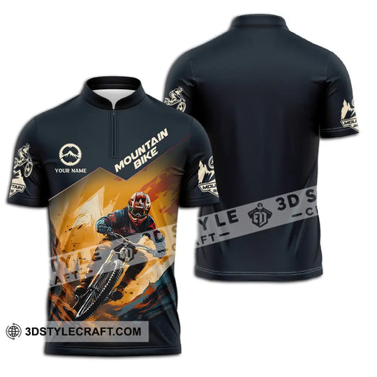 Unisex Shirt - Custom Name Sport Shirt, Mountain Bike Player style option 2