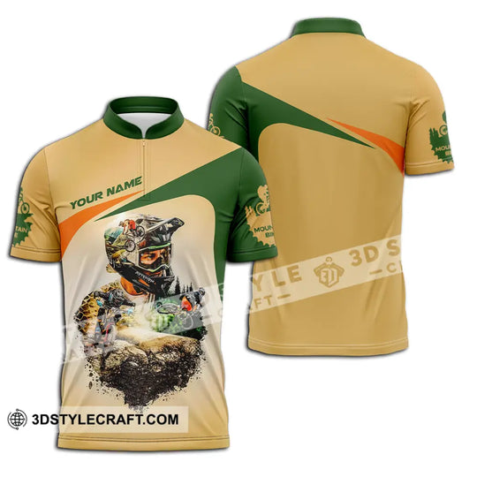 Unisex Shirt - Custom Name Sport Shirt, Mountain Bike style option 2