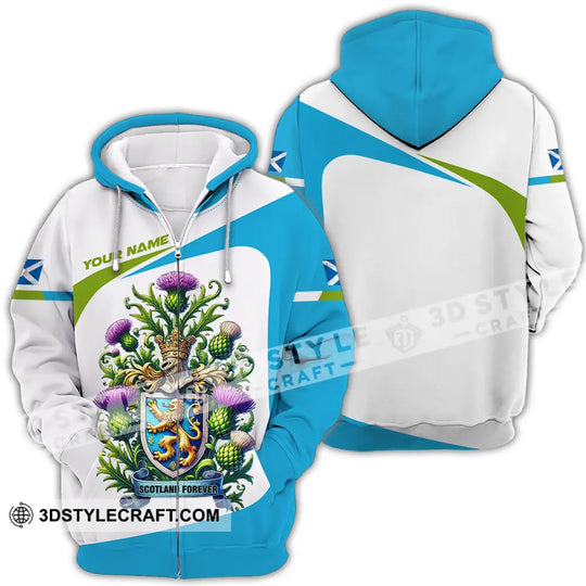 Unisex Shirt - Custom Name Sport Shirt, Scotland Forever Shirt style option 4