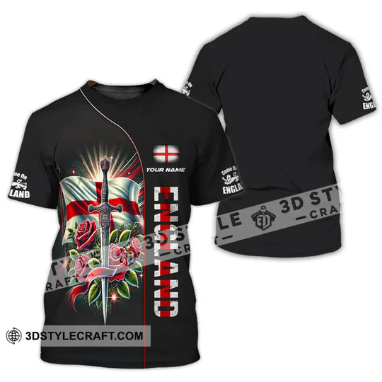 Unisex Shirt - Custom Name Sword Of England style option 2