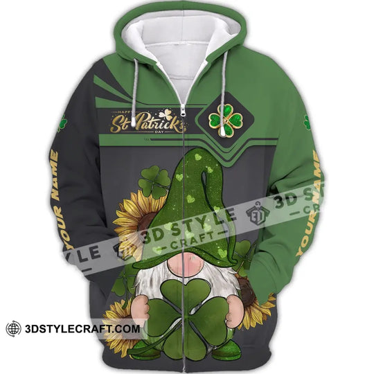 Unisex Shirt - Custom Name T-Shirt - Clover Shirt - Happy Saint Patrick's Day style option 3
