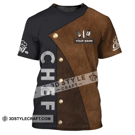 Unisex Shirt - Custom Name T-Shirt - Shirt For Chef, Chef Clothing style option 2