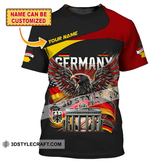 Unisex Shirt, Custom Name T-Shirt, Germany Love Polo Shirt, Gift for German Lover style option 1
