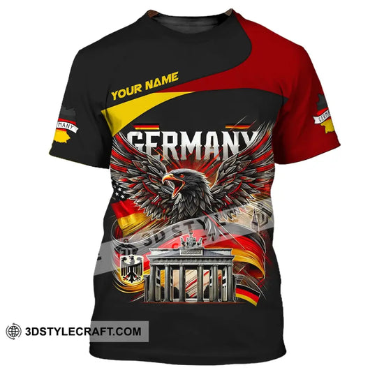 Unisex Shirt, Custom Name T-Shirt, Germany Love Polo Shirt, Gift for German Lover style option 2