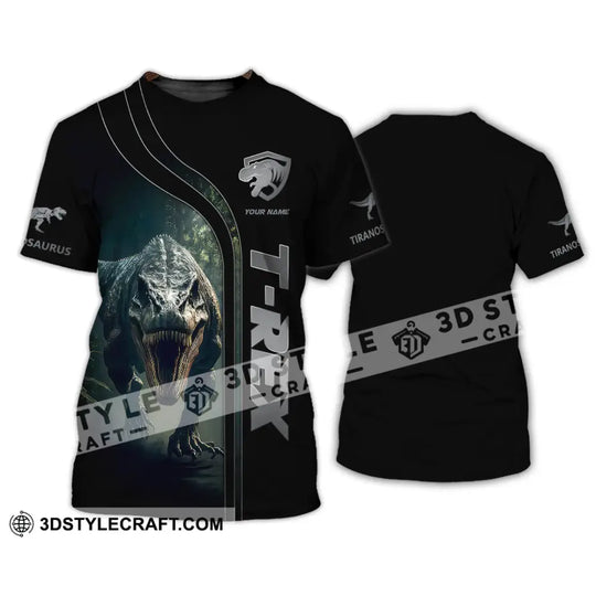 Unisex Shirt, Custom Name T-Rex Shirt, T-Rex Hoodie Shirt Polo Long Sleeve, Tyrannosaurus Shirt style option 2