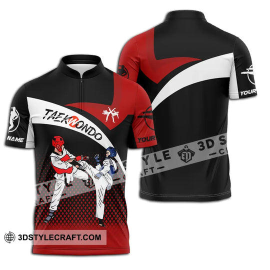 Unisex Shirt - Custom Name Shirt Taekwondo Fighters style option 2