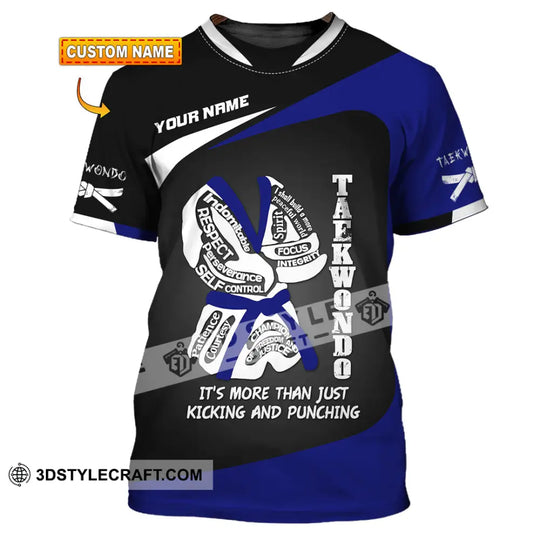 Unisex Shirt, Custom Name Taekwondo Shirt, Taekwondo Lover Gift style option 1